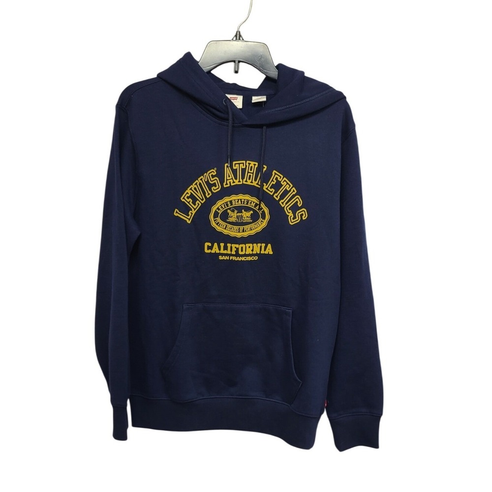 Levis Athletics California San Francisco Hoodie Mens‎ Small Navy Blue NWT